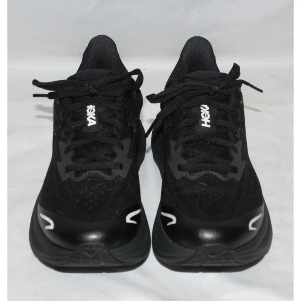 HOKA Y‎ Clifton 10 Big Kids Youth BBLC BLACK NIB